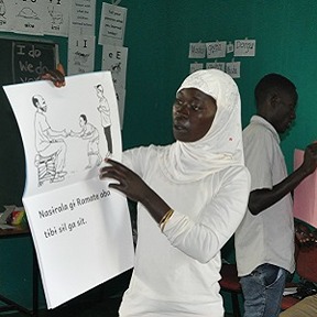 Gwama language development.